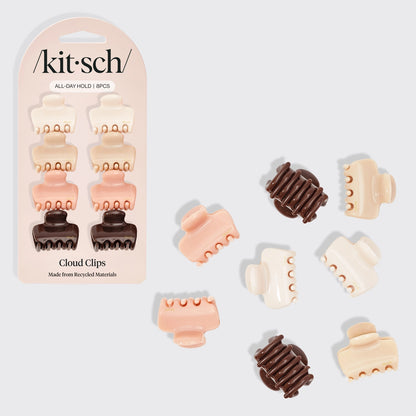 Kitsch Mini Cloud Claw Clips in Rosewood