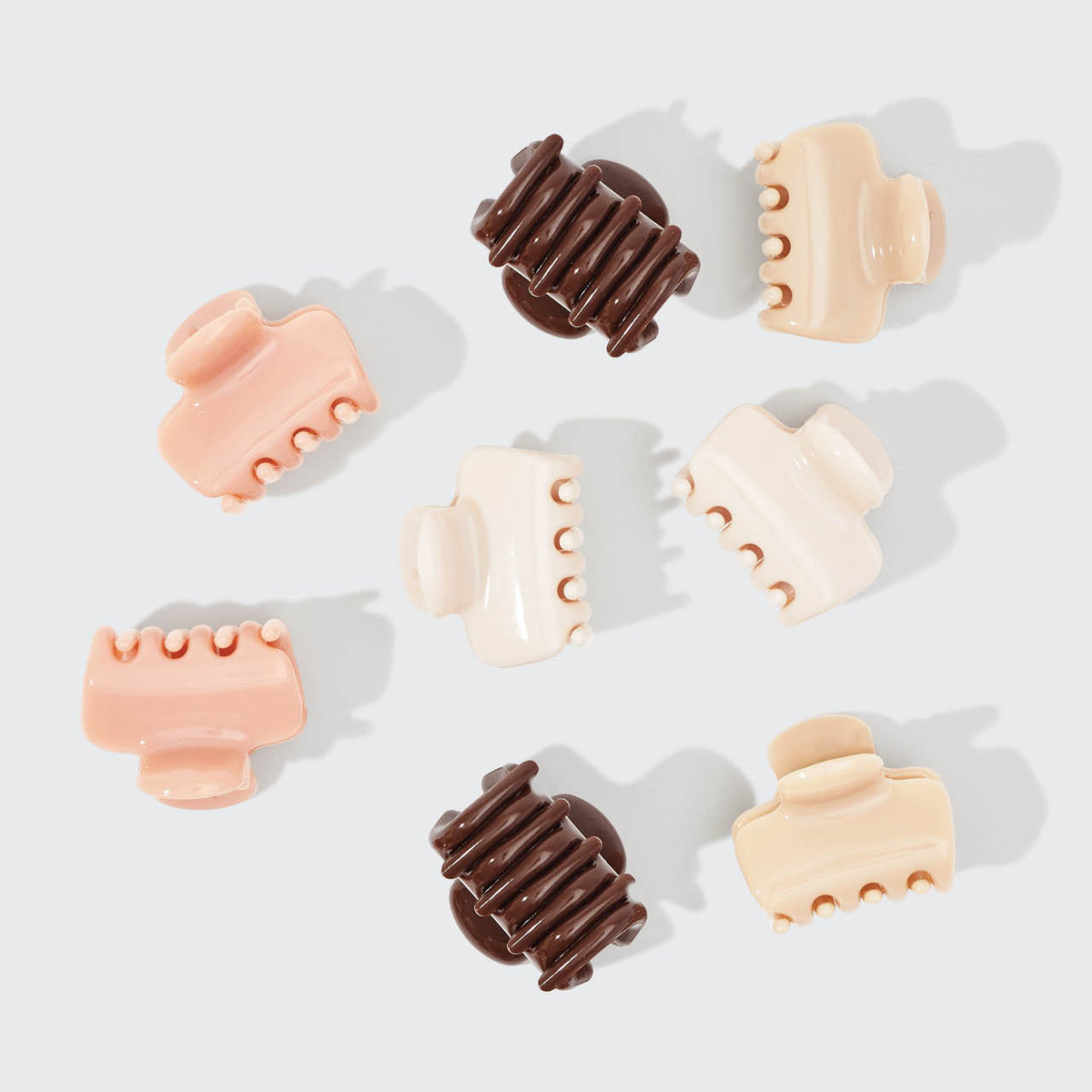 Kitsch Mini Cloud Claw Clips in Rosewood