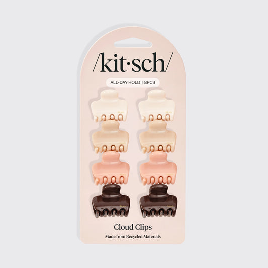 Kitsch Mini Cloud Claw Clips in Rosewood
