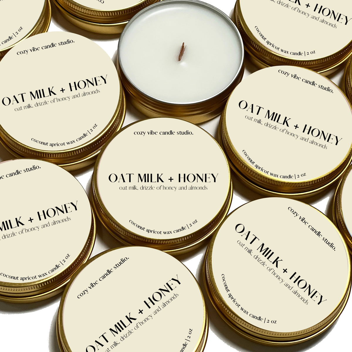 Oat Milk & Honey Mini Candle