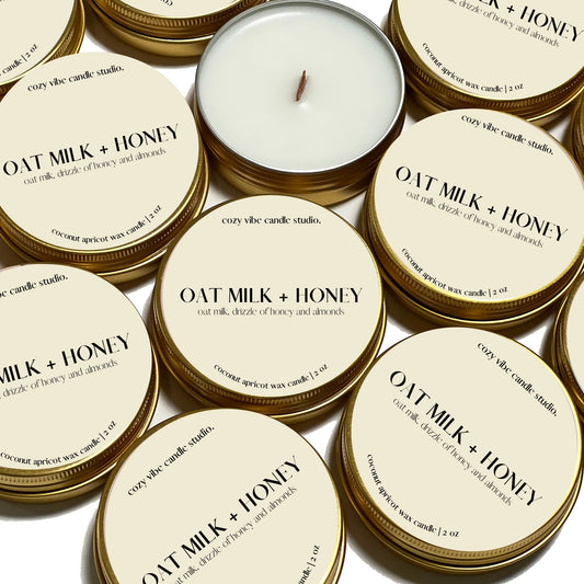 Oat Milk & Honey Mini Candle