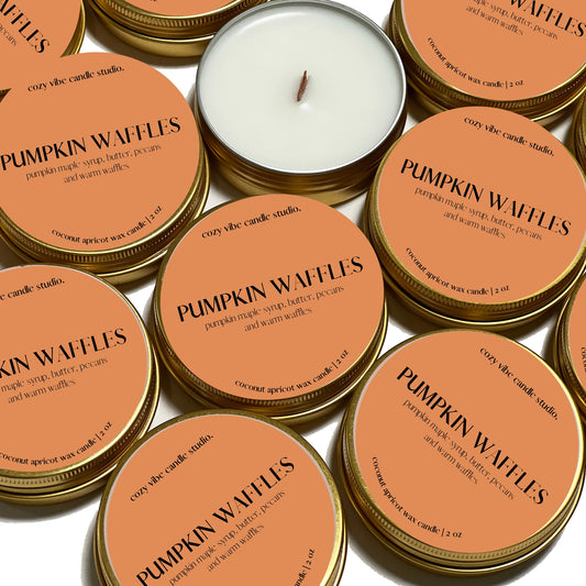 Pumpkin Waffles Mini Candle