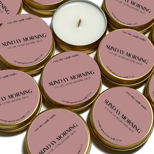 Sunday Morning Mini Candle