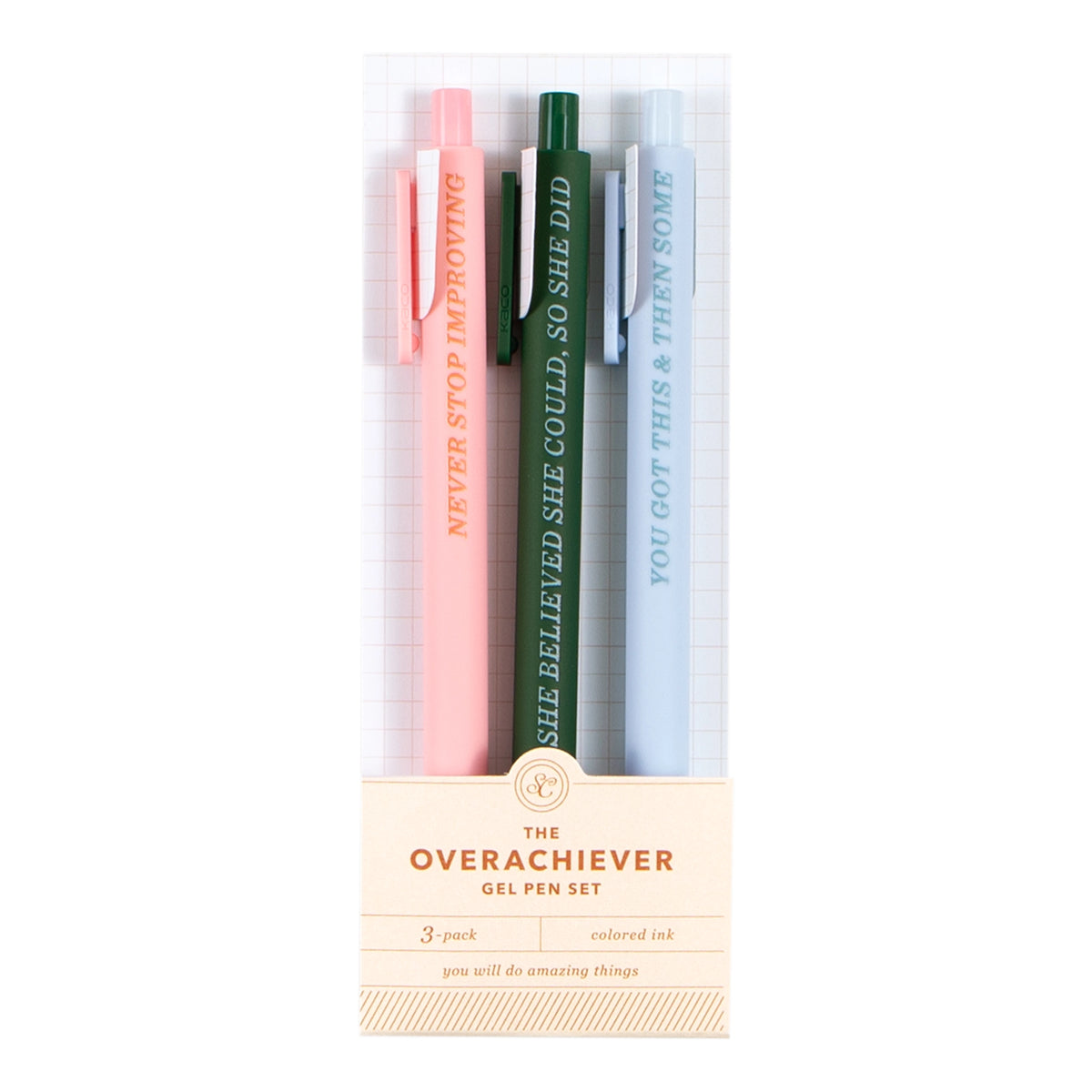 The Overachiever Pen Set